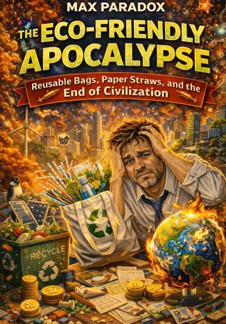 The Eco-friendly Apocalypse - Reusable Bags, Paper Straws, and the End of Civilization Max Paradox - okladka książki