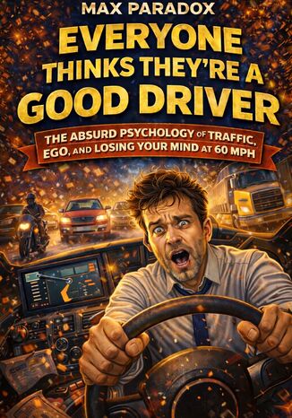 Everyone Thinks They\'re a Good Driver - The Absurd Psychology of Traffic, Ego, and Losing Your Mind at 60 mph Max Paradox - okladka książki