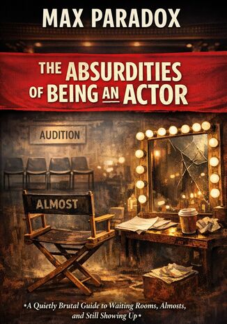 The Absurdities of Being an Actor - A Quietly Brutal Guide to Waiting Rooms, Almosts, and Still Showing Up Max Paradox - okladka książki