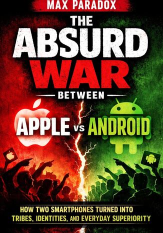 The Absurd War Between Apple and Android - How Two Rectangles Turned Into Tribes, Identities, and Endless Arguments Max Paradox - okladka książki