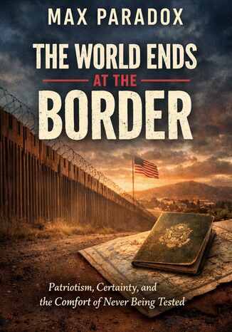 The World Ends at the Border - Patriotism, Certainty, and the Comfort of Never Being Tested Max Paradox - okladka książki