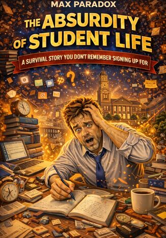The Absurdity of Student Life - A Survival Story You Don\'t Remember Signing Up For Max Paradox - okladka książki