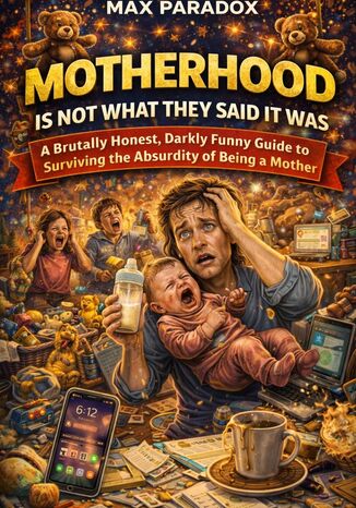 Motherhood Is Not What They Said It Was - A Brutally Honest, Darkly Funny Guide to Surviving the Absurdity of Being a Mother Max Paradox - okladka książki
