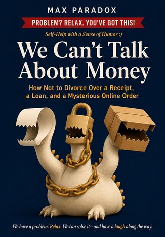 We Can't Talk About Money - How Not to Divorce Over a Receipt, a Loan, and a Mysterious Online Order Max Paradox - okladka książki