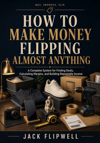 How to Make Money Flipping Almost Anything - A Complete System for Finding Deals, Calculating Margins, and Building Repeatable Income Jack Flipwell - okladka książki