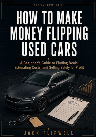 How to Make Money Flipping Used Cars - A Beginner's Guide to Finding Deals, Estimating Costs, and Selling Safely for Profit Jack Flipwell - okladka książki