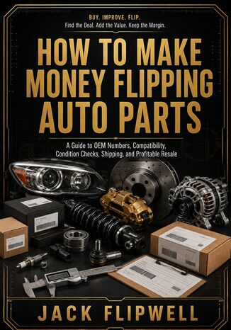 How to Make Money Flipping Auto Parts - A Guide to OEM Numbers, Compatibility, Condition Checks, Shipping, and Profitable Resale Jack Flipwell - okladka książki