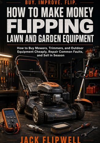 How to Make Money Flipping Lawn and Garden Equipment - How to Buy Mowers, Trimmers, and Outdoor Equipment Cheaply, Repair Common Faults, and Sell in Season Jack Flipwell - okladka książki