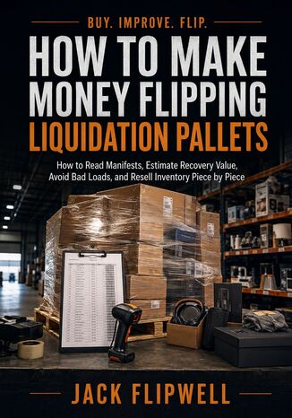 How to Make Money Flipping Liquidation Pallets - How to Read Manifests, Estimate Recovery Value, Avoid Bad Loads, and Resell Inventory Piece by Piece Jack Flipwell - okladka książki