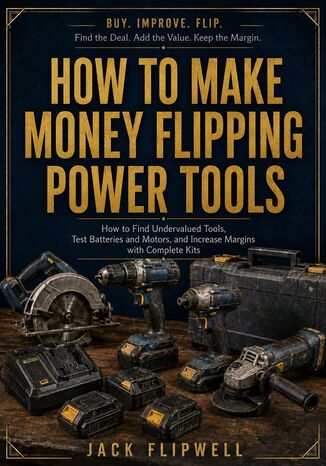 How to Make Money Flipping Power Tools - How to Find Undervalued Tools, Test Batteries and Motors, and Increase Margins with Complete Kits Jack Flipwell - okladka książki