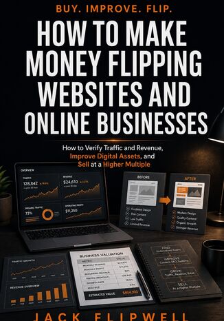 How to Make Money Flipping Websites and Online Businesses - How to Verify Traffic and Revenue, Improve Digital Assets, and Sell at a Higher Multiple Jack Flipwell - okladka książki
