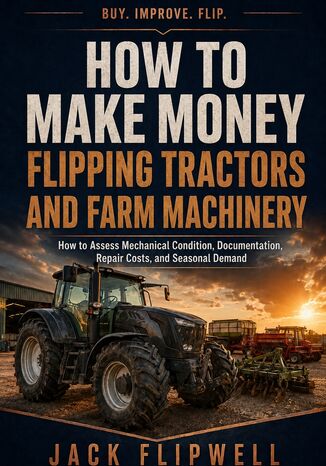 How to Make Money Flipping Tractors and Farm Machinery - How to Assess Mechanical Condition, Documentation, Repair Costs, and Seasonal Demand Jack Flipwell - okladka książki