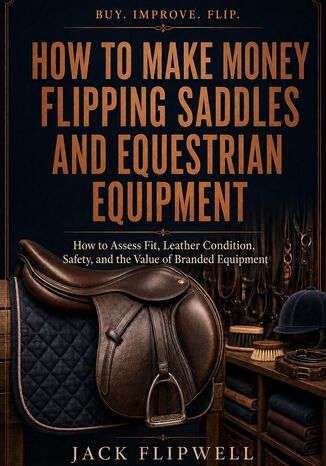 How to Make Money Flipping Saddles and Equestrian Equipment - How to Assess Fit, Leather Condition, Safety, and the Value of Branded Equipment Jack Flipwell - okladka książki