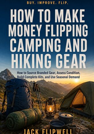 How to Make Money Flipping Camping and Hiking Gear - How to Source Branded Gear, Assess Condition, Build Complete Kits, and Use Seasonal Demand Jack Flipwell - okladka książki