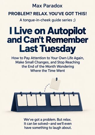 I Live on Autopilot and Can't Remember Last Tuesday - How to Pay Attention to Your Own Life Again, Make Small Changes, and Stop Reaching the End of the Month Wondering Where the Time Went Max Paradox - okladka książki