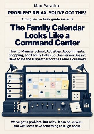 The Family Calendar Looks Like a Command Center - How to Manage School, Activities, Appointments, Shopping, and Family Dates So One Person Doesn't Have to Be the Dispatcher for the Entire Household Max Paradox - okladka książki