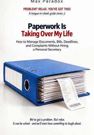 Paperwork Is Taking Over My Life - How to Manage Documents, Bills, Deadlines, and Complaints Without Hiring a Personal Secretary Max Paradox - okladka książki