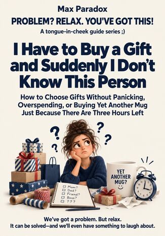 I Have to Buy a Gift and Suddenly I Don\'t Know This Person - How to Choose Gifts Without Panicking, Overspending, or Buying Yet Another Mug Just Because There Are Three Hours Left Max Paradox - okladka książki