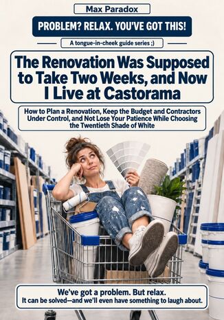 The Renovation Was Supposed to Take Two Weeks, and Now I Live at Castorama - How to Plan a Renovation, Keep the Budget and Contractors Under Control, and Not Lose Your Patience While Choosing the Twentieth Shade of White Max Paradox - okladka książki