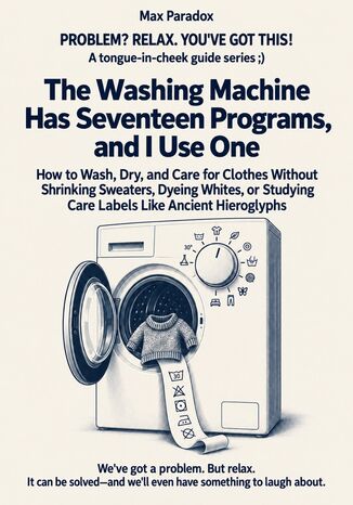 The Washing Machine Has Seventeen Programs, and I Use One - How to Wash, Dry, and Care for Clothes Without Shrinking Sweaters, Dyeing Whites, or Studying Care Labels Like Ancient Hieroglyphs Max Paradox - okladka książki