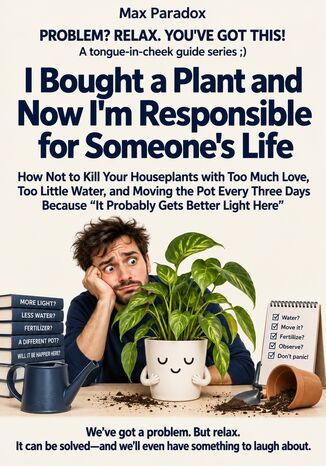 I Bought a Plant and Now I'm Responsible for Someone's Life - How Not to Kill Your Houseplants with Too Much Love, Too Little Water, and Moving the Pot Every Three Days Because “It Probably Gets Better Light Here" Max Paradox - okladka książki