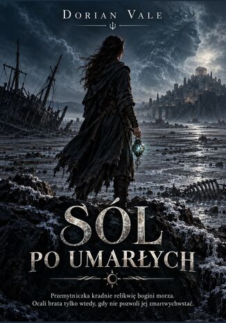 Sól po umarłych - Przemytniczka kradnie relikwię bogini morza. Ocali brata tylko wtedy, gdy nie pozwoli jej zmartwychwstać Dorian Vale - okladka książki
