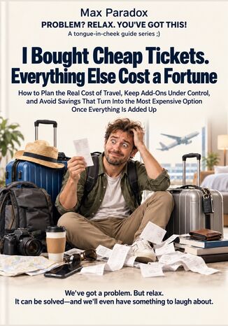I Bought Cheap Tickets. Everything Else Cost a Fortune - How to Plan the Real Cost of Travel, Keep Add-Ons Under Control, and Avoid Savings That Turn Into the Most Expensive Option Once Everything Is Added Up Max Paradox - okladka książki
