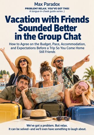 Vacation with Friends Sounded Better in the Group Chat - How to Agree on the Budget, Pace, Accommodation, and Expectations Before a Trip So You Come Home Still Friends Max Paradox - okladka książki