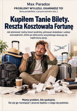 Kupiłem Tanie Bilety. Reszta Kosztowała Fortunę - Jak planować realny koszt podróży, pilnować dodatków i unikać oszczędności, które po doliczeniu wszystkiego okazują się najdroższą opcją Max Paradox - okladka książki
