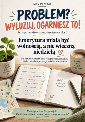 Emerytura miała być wolnością, a nie wieczną niedzielą - Jak zbudować rytm dnia, relacje i poczucie sensu, kiedy kalendarz przestaje układać pracodawca Max Paradox - okladka książki