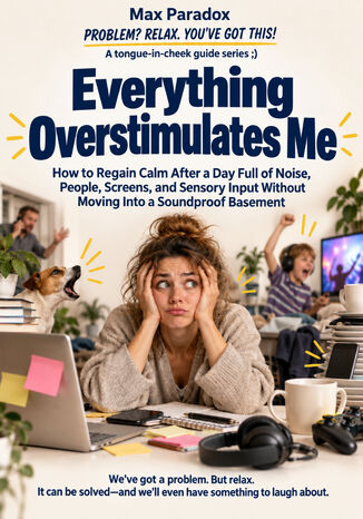 Everything Overstimulates Me - How to Regain Calm After a Day Full of Noise, People, Screens, and Sensory Input Without Moving Into a Soundproof Basement Max Paradox - okladka książki