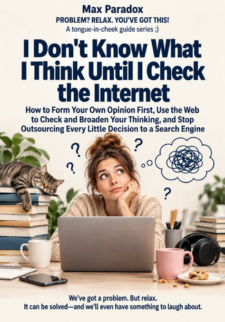 I Don't Know What I Think Until I Check the Internet - How to Form Your Own Opinion First, Use the Web to Check and Broaden Your Thinking, and Stop Outsourcing Every Little Decision to a Search Engine Max Paradox - okladka książki