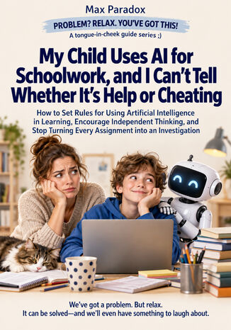 My Child Uses AI for Schoolwork, and I Can't Tell Whether It's Help or Cheating - How to Set Rules for Using Artificial Intelligence in Learning, Encourage Independent Thinking, and Stop Turning Every Assignment into an Investigation Max Paradox - okladka książki