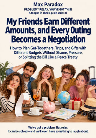 My Friends Earn Different Amounts, and Every Outing Becomes a Negotiation - How to Plan Get-Togethers, Trips, and Gifts with Different Budgets Without Shame, Pressure, or Splitting the Bill Like a Peace Treaty Max Paradox - okladka książki