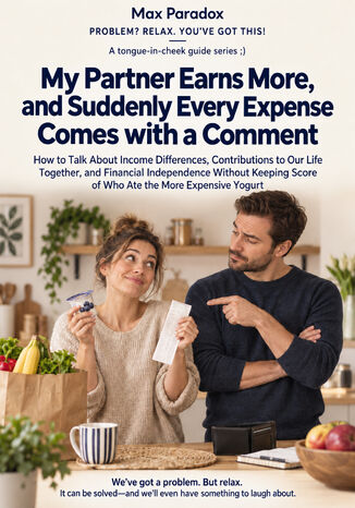 My Partner Earns More, and Suddenly Every Expense Comes with a Comment - How to Talk About Income Differences, Contributions to Our Life Together, and Financial Independence Without Keeping Score of Who Ate the More Expensive Yogurt Max Paradox - okladka książki