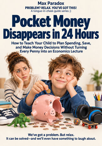 Pocket Money Disappears in 24 Hours - How to Teach Your Child to Plan Spending, Save, and Make Money Decisions Without Turning Every Penny into an Economics Lecture Max Paradox - okladka książki