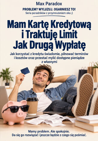 Mam Kartę Kredytową i Traktuję Limit Jak Drugą Wypłatę - Jak korzystać z kredytu świadomie, pilnować terminów i kosztów oraz przestać mylić dostępne pieniądze z własnymi Max Paradox - okladka książki