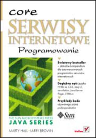 Serwisy internetowe. Programowanie Marty Hall, Larry Brown - okladka książki