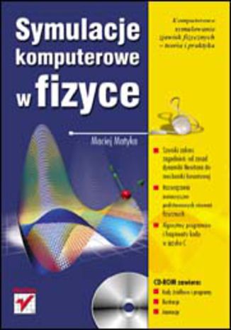 Symulacje komputerowe w fizyce Maciej Matyka - okladka książki
