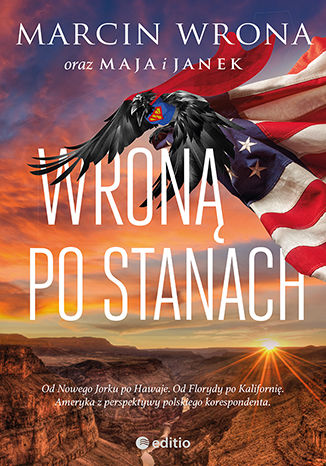 Wroną po Stanach Marcin Wrona - okladka książki