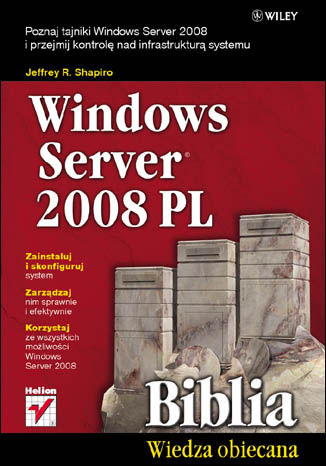 Windows Server 2008 PL. Biblia Jeffrey R. Shapiro - okladka książki