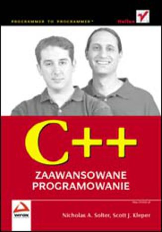 C++. Zaawansowane programowanie Nicholas A. Solter, Scott J. Kleper - okladka książki