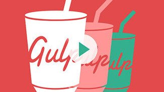 Okładka - Gulp. Kurs video. Automatyzacja pracy na froncie - Bartosz Szmit