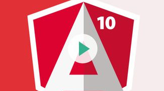 Okładka - Angular 10. Kurs video. Budowa aplikacji od podstaw - Rafał Słuja