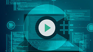Okładka - C#. Kurs video. Zacznij programować obiektowo! - Marcin Szeliga