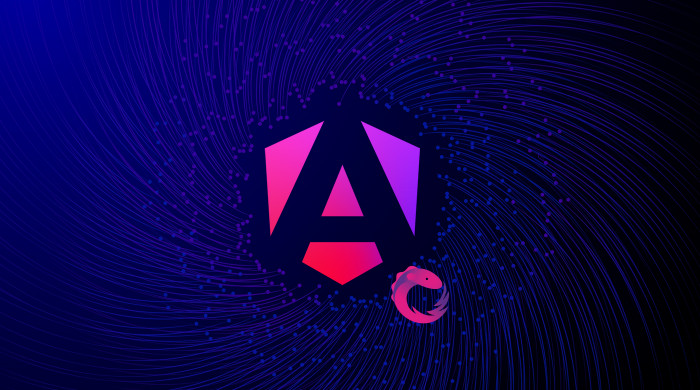 Okładka - Angular. Kurs video. Programowanie reaktywne aplikacji webowych z RxJS - Sebastian Matusiak