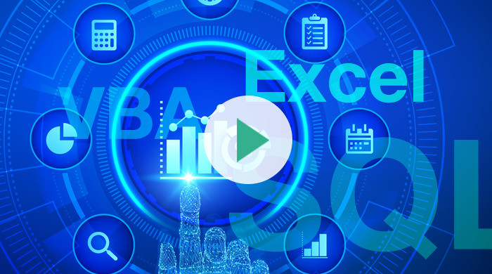 Okładka - Excel VBA. Kurs video. Budowanie procesu automatycznego raportowania - Daniel Brzózka