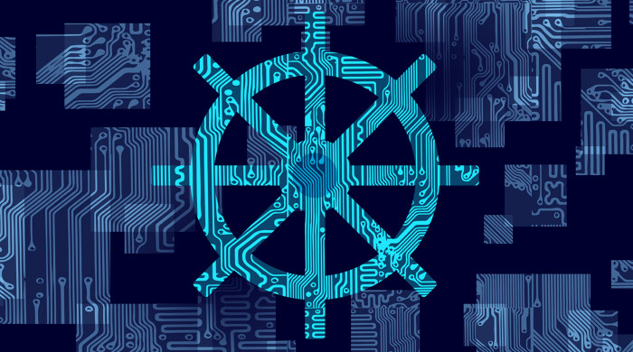 Okładka - Kubernetes. Kurs video. Uruchamianie, skalowanie i zarządzanie aplikacjami w kontenerach - Piotr Chudzik