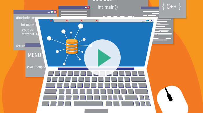 Okładka - SQL. Kurs video. Kompendium wiedzy na podstawie MySQL - Piotr Chudzik
