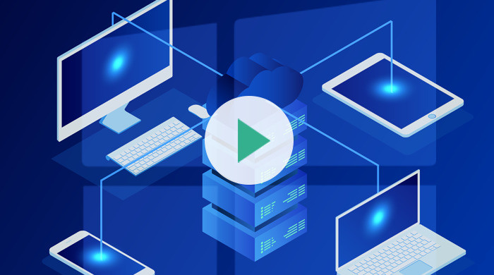 Okładka - Microsoft Windows Server 2019. Kurs video. Nowoczesne administrowanie siecią - Jacek Mielnik